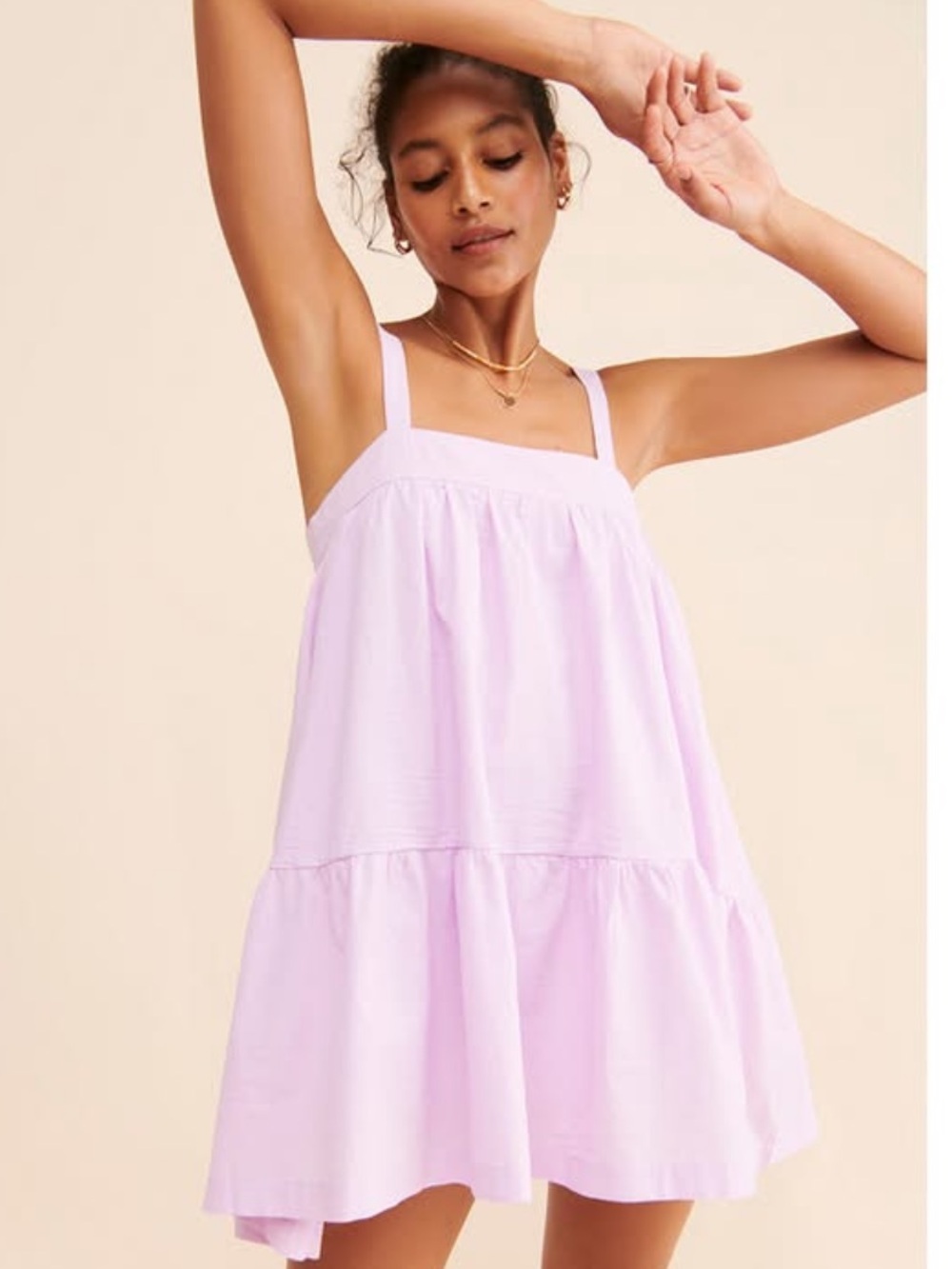 Lilac  The mini sunset dress